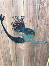 Load image into Gallery viewer, Custom metal mermaid wall art