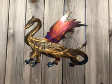 Load image into Gallery viewer, Custom metal personalized dragon sign wall art