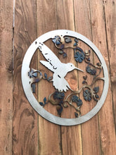 Load image into Gallery viewer, a clock on the side of a wooden wall