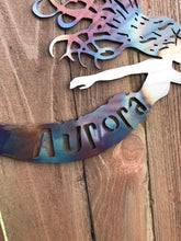 Load image into Gallery viewer, Custom metal mermaid wall art