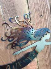 Load image into Gallery viewer, Custom metal mermaid wall art
