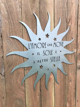 Load image into Gallery viewer, Custom metal sun sign