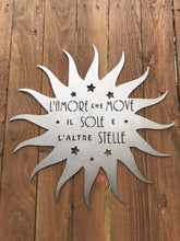 Load image into Gallery viewer, Custom metal sun sign