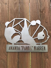 Load image into Gallery viewer, a sign that is on a wooden pole
