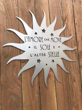 Load image into Gallery viewer, Custom metal sun sign