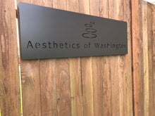 Load image into Gallery viewer, Custom metal business sign logo