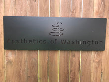 Load image into Gallery viewer, Custom metal business sign logo