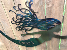 Load image into Gallery viewer, Custom metal personalized mermaid large