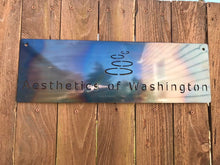 Load image into Gallery viewer, Custom metal business logo or personalize sign