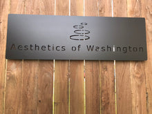 Load image into Gallery viewer, Custom metal business sign logo