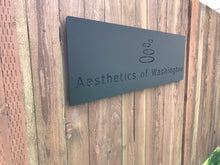 Load image into Gallery viewer, Custom metal business sign logo