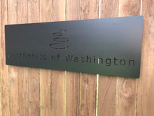 Load image into Gallery viewer, Custom metal business sign logo