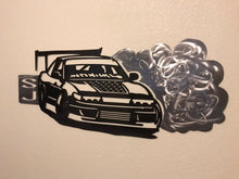 Load image into Gallery viewer, a black and white photo of a vintage car