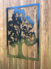 Load image into Gallery viewer, a painting on a wall with a plant in it