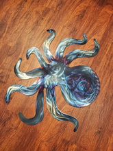 Load image into Gallery viewer, Custom metal octopus wall art decor hanging