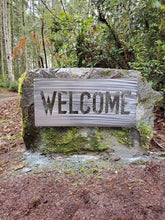Load image into Gallery viewer, a sign that is sitting in front of a sign