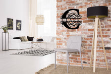 Load image into Gallery viewer, a clock that is on the side of a building