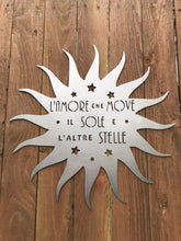Load image into Gallery viewer, Custom metal sun sign
